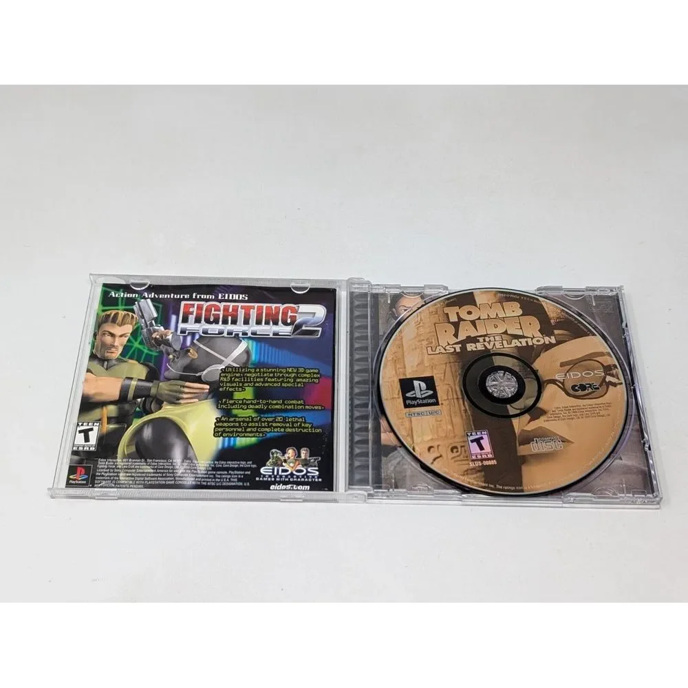 Tomb Raider The Last Revelation PS1 PlayStation 1 Complete Black Label CIB‎